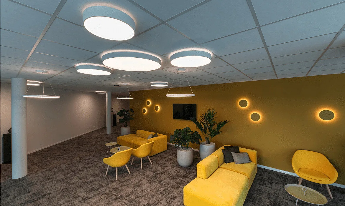 SLV LED Wand-/Deckenleuchte MEDO® PRO 60, rund, 80°, 39W, 3000/4000K, CRI 90, UGR, weiß SLV LED Wand-/Deckenleuchte MEDO® PRO 60, rund, 80°, 39W, 3000/4000K, CRI 90, UGR, weiß