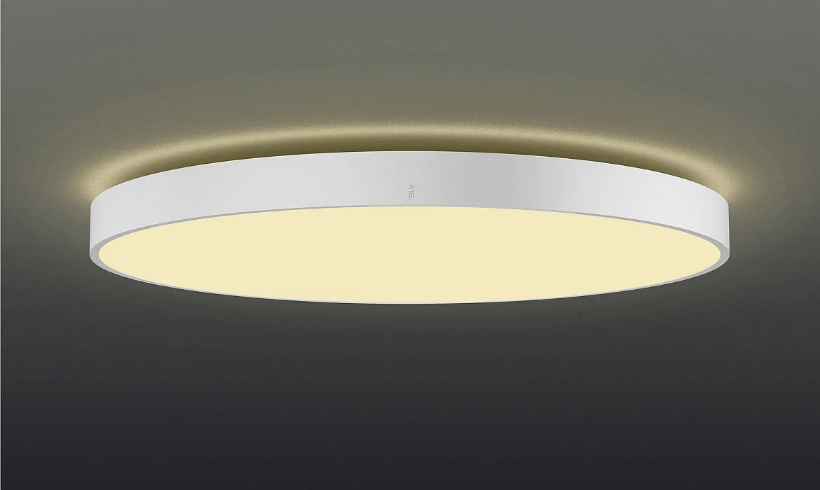 SLV LED Deckenleuchte MEDO® PRO 90, rund, 110°, 75W, 3000/4000K, CRI 90, UGR, weiß SLV LED Deckenleuchte MEDO® PRO 90, rund, 110°, 75W, 3000/4000K, CRI 90, UGR, weiß