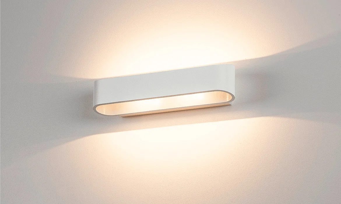 SLV Wandleuchte ASSO LED 300, oval, 2x5W LED, 3000K, weiß SLV Wandleuchte ASSO LED 300, oval, 2x5W LED, 3000K, weiß
