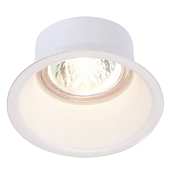 Einbau-Downlight DORENDO GU10 QPAR51, � 8.3cm, blendreduziert, Weiss