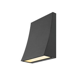 DELWA WIDE, Outdoor LED Wandleuchte, IP44, 10W 3000K 910lm 100�, anthrazit