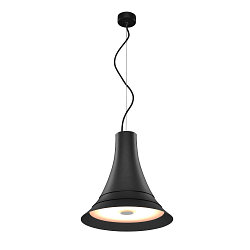 Premium-LED Pendelleuchte BATO 35 PD, � 35cm, 21W 2700K 1300lm 100�, TRIAC dimmbar, Schwarz