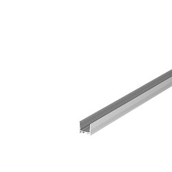 GRAZIA 20 LED Aufbauprofil, standard, gerillt, 300cm, alu