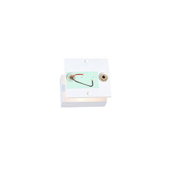 MANA LED Wall luminaire, width 9,6cm, white