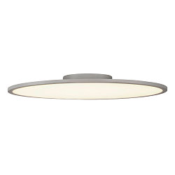 LED Deckenleuchte PANEL 60 ROUND, � 60cm, UGR , 42W 4000K 3350lm 110�, silbergrau