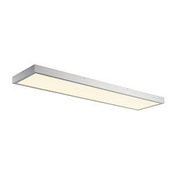 LED Ceiling luminaire PANEL f�r BAP, 120 x 30cm, 45W, TRIAC dimmable, silver grey, 4000K 3400lm 90�