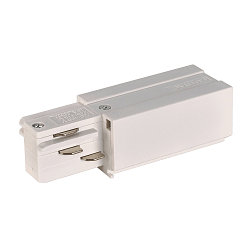 EUTRAC�Einspeiser f�r 3-Phasen HV-Schiene Erde rechts, Einspeiser 2, wei�
