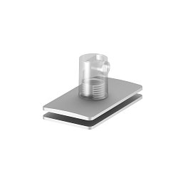 Montagezubeh�r f�r H-PROFIL - Zugentlastung / Pendeleinspeisung, Alu eloxiert