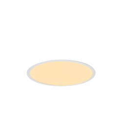 LED Deckeneinbauleuchte MEDO 40 EL, Rahmenversion, Einbau � 39cm, 28W 3000/4000K 3300lm 105�, Wei�