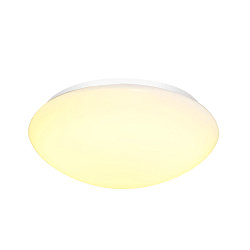 LED Outdoor Wall and Ceiling luminaire LIPSY 40 Dome, IP44, 3000/4000K, � 35cm, 18W, white