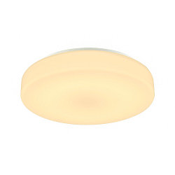 LED Wall and Ceiling luminaire LIPSY 40 Drum, IP44, 3000/4000K, � 35cm, 18W, white