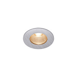 Outdoor LED Einbau-Downlight PATTA-I ROUND DTW, IP65 IK02, 7.3W 1800-3000K 440lm, CRi 97, Dim-to-Warm, starr, Alu geb�rstet