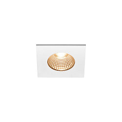 LED Outdoor Einbau-Downlight PATTA-I SQUARE DTW, IP65 IK02, 7.3W 1800-3000K 440lm, CRi 97, Dim-to-Warm, starr, wei�