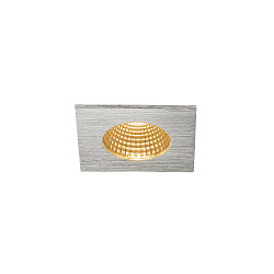 LED Outdoor Einbau-Downlight PATTA-I SQUARE DTW, IP65 IK02, 7.3W 1800-3000K 440lm, CRi 97, Dim-to-Warm, starr, Alu geb�rstet