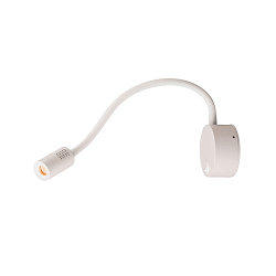 Premium-LED Displayleuchte DIO FLEX PLATE, mit Flex-Arm und Schalter, 1.9W 45�, 2700K 82lm, Wei�