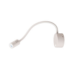 Premium-LED Displayleuchte DIO FLEX PLATE, mit Flex-Arm und Schalter, 1.9W 45�, 4000K 82lm, Wei�