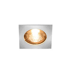 Deckeneinbauleuchte PIKA, GU10 QPAR51, quadratisch, starr, chrom