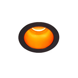 LED Deckeneinbauleuchte HORN MAGNA, 7.7W 3000K,, 400lm 25�, Schwarz / Gold