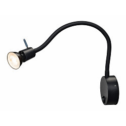 Wandleuchte DIO FLEX PLATE QPAR51 WL, GU10 max. 50W, Schwarz