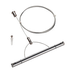 Zubeh�r f�r TENSEO Niedervolt-Seilsystem ABH�NGESET, chrom
