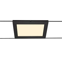 LED Seilleuchte PLYTTA rectangular f�r TENSEO Niedervolt-Seilsystem, 9W, 2700K, 580lm, schwarz