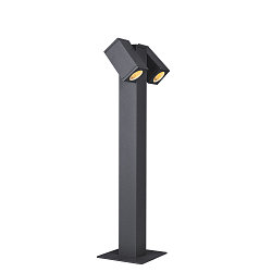 Outdoor Stehleuchte / Wegeleuchte THEO PATHLIGHT DOUBLE QPAR51, IP44 IK02, 2x GU10, +/-90� neigbar, Anthrazit