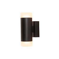 Wandleuchte ASTINA UP/DOWN, Zylindrisch, 2x GU10 QPAR51, schwarz