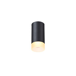 Aufbau-Downlight ASTINA, Zylindrisch, GU10 QPAR51, schwarz