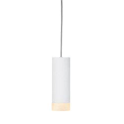 Pendelleuchte ASTINA, Zylindrisch, GU10 QPAR51, offenes Kabelende, ohne Baldachin / Adapter, wei�