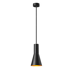 Pendelleuchte PHELIA 130 PD, � 13cm, E27 max. 23W, Schwarz / Gold