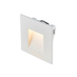 LED Wall recessed luminaire MOBALA, 1,3W, 3000K, 14lm, white