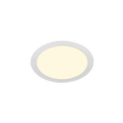 LED Deckeneinbauleuchte SENSER 24 DL, rund, 12,5W, 1200lm, IP20, wei�, 3000K