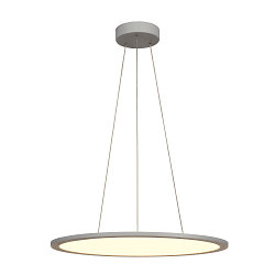 LED Pendelleuchte PANEL 60 DALI LED, rund, 42W, 110�, 4000K, 3350lm, grau