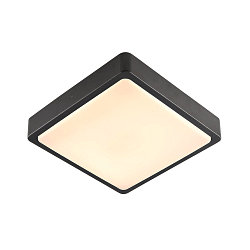 Outdoor LED Wand-/Deckenleuchte AINOS SQUARE, IP65, 30 x 30cm, 17W 3000/4000K (CCT Switch) 1300lm, anthrazit / opal