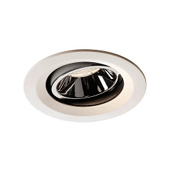 LED Deckeneinbauleuchte NUMINOS DL M, 4000K, IP20, dreh-/schwenkbar, 55�, 1660lm, UGR 19, Wei� / Chrom