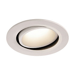LED Deckeneinbauleuchte NUMINOS DL L, 4000K, IP20, dreh-/schwenkbar, 55�, 2450lm, UGR 20, Wei� / Wei�
