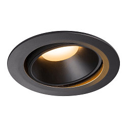 LED Deckeneinbauleuchte NUMINOS DL XL, 2700K, IP20, dreh-/schwenkbar, 20�, 3300lm, UGR 21, Schwarz / Schwarz