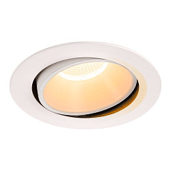 LED Deckeneinbauleuchte NUMINOS DL XL, 2700K, IP20, dreh-/schwenkbar, 55�, 3500lm, UGR 19, Wei� / Wei�