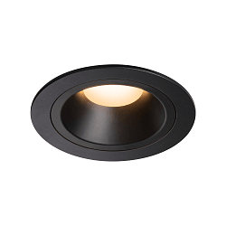 LED Deckeneinbauleuchte NUMINOS DL M, 2700K, IP20, 20�, 1460lm, UGR 19, Schwarz / Schwarz