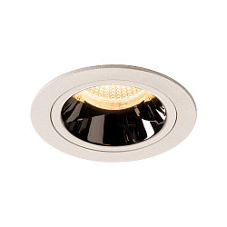 LED Deckeneinbauleuchte NUMINOS DL M, 3000K, IP20, 55�, 1550lm, UGR 19, Wei� / Chrom
