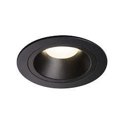 LED Deckeneinbauleuchte NUMINOS DL M, 4000K, IP20, 20�, 1600lm, UGR 19, Schwarz / Schwarz
