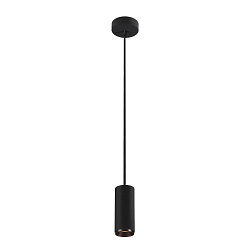 LED Pendelleuchte NUMINOS PD PHASE S, 3000K, 24�, 1020lm, schwarz / schwarz