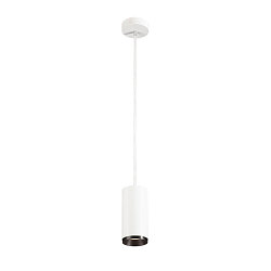 LED Pendelleuchte NUMINOS PD PHASE M, 4000K, 24�, 2125lm, wei� / schwarz