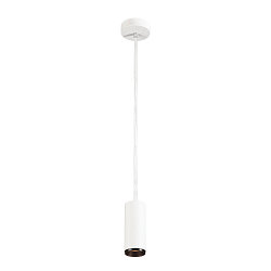 LED Pendelleuchte NUMINOS PD DALI S, 2700K, 24�, 985lm, wei� / schwarz