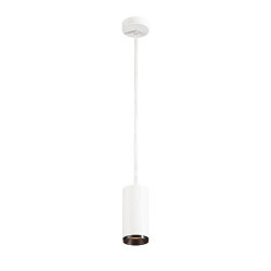 LED Pendelleuchte NUMINOS PD DALI M, 2700K, 60�, 1885lm, wei� / schwarz