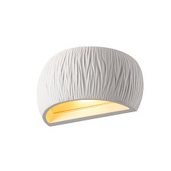 Wandleuchte PLASTRA WL CURVED CUTRAIN, G9, QT-DE12, IP20, wei�