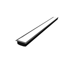 Accessories for LED Strip GRAZIA 60 Recessed profile, IP20, 1,5m, black
