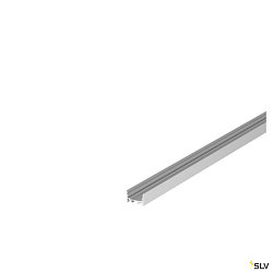 Zubehr fr LED Strip GRAZIA 20 Aufbauprofil flach, 1,5m, IP20, glatt, 1,5m, aluminium