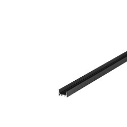 Zubeh�r f�r LED Strip GRAZIA 20 Aufbauprofil flach, 1,5m, IP20, glatt, 1,5m, schwarz