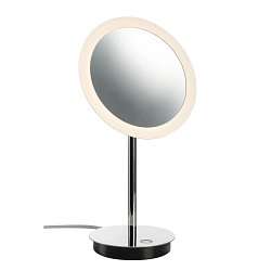 LED Tischleuchte MAGANDA TL Kosmetikspiegel, CCT switch, 2700/3000/4000K, IP44, chrom